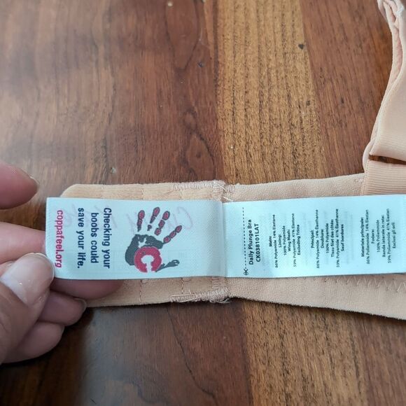 CURVY KATE Latte Daily Plunge Underwire Bra Sz 32DD - Picture 8 of 10